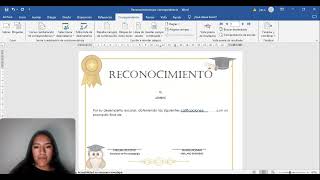 Por Correspondencia en Word [upl. by Einnim]