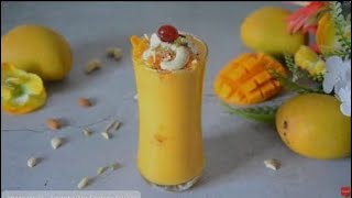 Mango Lassi recipe  Mango Yogurt Smoothie  Summer Drink  Sweet Lassi [upl. by Attalanta]