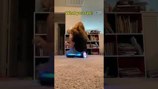 Spinning on a hoverboard be like😂 fypシ゚ relatable funny helicopter meme pov lol subscribe [upl. by Lotti]