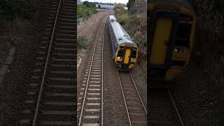 158717 working 2A95 from Aberdeen to Inverurie shorts train class158 britishrail subscribe [upl. by Nevar]