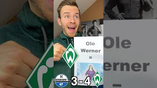 Werder dreht ein 13 in ein 43 😳 Ole Werner  TRAINERGOTT 🤩 [upl. by Anual333]