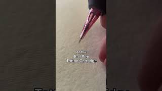 ASMR asmr asmrtattoo ballpointpen pointillismtattoo tattoosartist pendrawings artsupplies [upl. by Hasina]