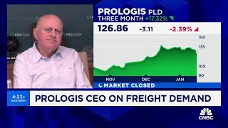 Prologis CEO The industrial real estate market is in a very healthy situation [upl. by Seyer]