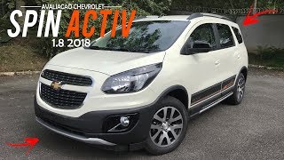 Avaliação  Nova Chevrolet Spin Activ 18 2018  Curiosidade Automotiva® [upl. by Vaughn752]