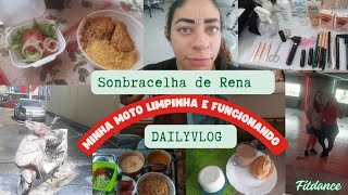 Daily Vlog Fiz as sobrancelhas de Rena  Minha Moto🛵 está Boa  fitdance rotinavlog vlogs vlog [upl. by Hiamerej]