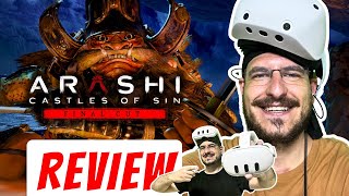 Vale a Pena JOGAR quotARASHI Castles of Sin  Final Cutquot REVIEW completo PSVR2PCVRQuest 2Quest 3 [upl. by Elvah509]