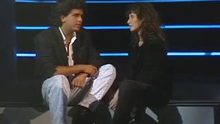 Glenn Medeiros amp Elsa Lunghini  Un roman damitie  Studio performance 16101988 [upl. by Anderegg]