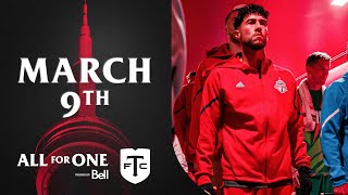 March 9 Jonathan Osorio captains Toronto FC at home  All For One Moment presented by Bell [upl. by Stephi387]