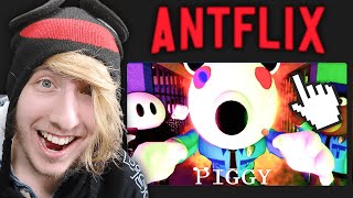 PIGGY ANTFLIX SERIES EPISODE 2 KreekCraft Reacts [upl. by Drofla]