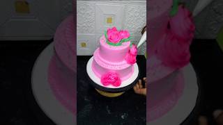 Stawerry new look birthday cake Design shortfeed cakerecipe viralvideo youtubeshorts [upl. by Acinyt31]