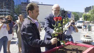 Homenaje a Miguel Ángel Blanco y Sotero Mazo asesinados por ETA [upl. by Aleuqahs]