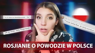 Rosjanie o Powodzi w Polsce Zaskakujące Komentarze [upl. by Columbyne]