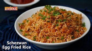 Schezwan Egg Fried Rice  Fried Rice Recipes [upl. by Christoph]