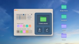 Changing Folder Colour on macOS easy 2024  FolderPaint Demo [upl. by Ohcamac904]