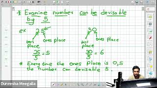 Grade 7 Factors and Multiples 4th Lesson GCE OL [upl. by Aiderfla]