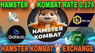 News 981  HAMSTER KOMBAT Pre MARKET 017 RATE AND EXCHANGE LISTING KUCOIN GATEio And BITRUE💰 [upl. by Yramliw66]