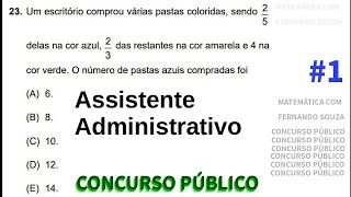 Assistente Administrativo Questões de Concurso Público [upl. by Ebby]