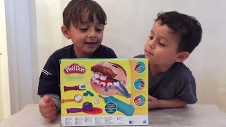 PlayDOH DoctorDrill n fill with Lord and Joe pretend play [upl. by Cyrillus420]