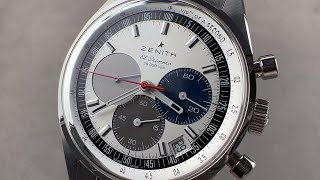 Zenith Chronomaster Original 033200360069M3200 Zenith Watch Review [upl. by Reivazx439]