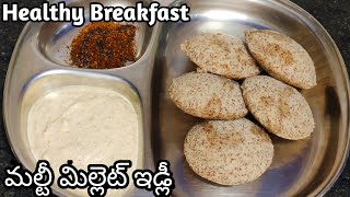 మల్టీ మిల్లెట్ ఇడ్లీ  Multi Millet Idli  Mixed Millet Idli Recipe Millet Idli Recipe Without Rice [upl. by Waylin252]