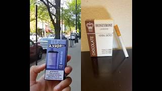 Quit Vaping With Honeyrose Chocolate HerbalCigarettes 100 Nicotine amp Tobacco FREE [upl. by Nageam]