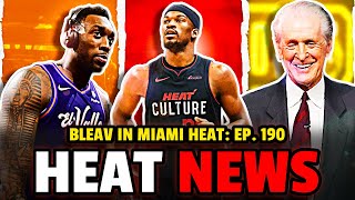 Talking Jimmy Butler Rumors Nassir Little Signing Canes Dolphins  MORE  BLEAV in Miami Heat 190 [upl. by Einnil]