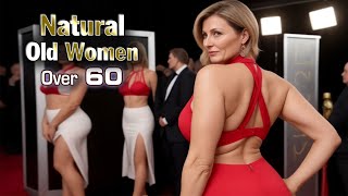 Natural Older Women Over 60  Fancy Dresses for Older Women at Award Shows [upl. by Dajma]