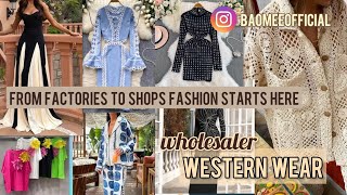 Amazon FIND nahi its A YOUTUBE FIND 🤣From factories to shops western wear wholesalers of india [upl. by Attikin]