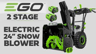 RIP GAS EGO SelfPropelled Electric 2Stage Snow Blower Review [upl. by Stroud740]