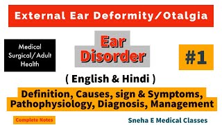 External Ear Deformities amp Otalgia in Hindi [upl. by Reemas]