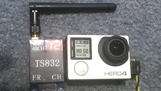 How to FPV GoPro TS832 Transmiter Simple DIY instructions [upl. by Atteyek730]