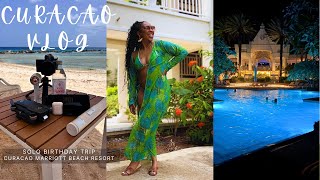 CURACAO VLOG  SOLO BIRTHDAY TRIP  THE MARRIOTT BEACH RESORT  WEEKLY VLOG [upl. by Majka]