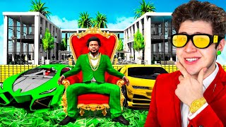 La VIDA BILLONARIA de FRANKLIN en GTA 5 🤑👑 Mods [upl. by Alliuqal430]