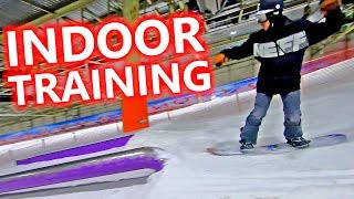 Epic Indoor Snowboard Training at Landgraaf Snowworld [upl. by Khalin]