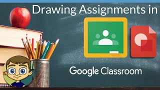 Creating Drawing Assignments in Google Classroom [upl. by Enyalb476]