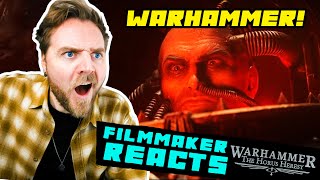 FILMMAKER REACTS TO WARHAMMER HORUS HERESY CINEMATIC TRAILER [upl. by Ynaffit]