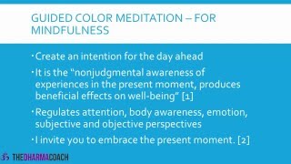 Guided Color Meditation – For Mindfulness HD [upl. by Alegnaed]