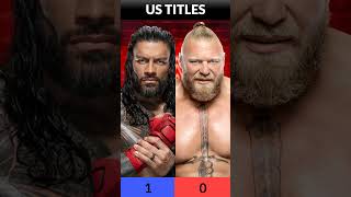 Brock Lesnar vs Roman Reigns WWE Comparison  Age Titles shorts wwe brocklesnar romanreigns [upl. by Wager]