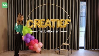 Tutorial creatief met ballonnen  AVA [upl. by Latsirc]