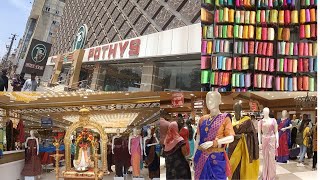 Trichy Pothys sarees collection sarees collection in Pothys shopping mall trichy [upl. by Joacimah]