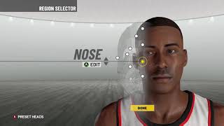 How to Make Lorenzen Wright for NBA 2K19 [upl. by Nnaylrebmik144]