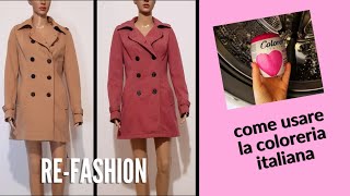 REFASHION CON LA COLORERIA ITALIANA  IDEE CREATIVE 8 [upl. by Ahsiekit827]