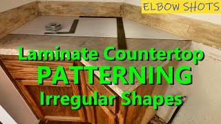 Laminate Countertop  Patterning  Irregular Shapes [upl. by Notlok]