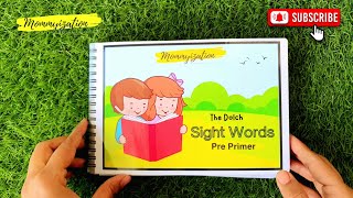 The Dolch Sight Words PrePrimer mommyization [upl. by Bust]