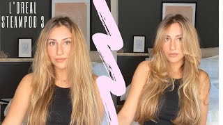 How To Fake A Blowout With Loreal Steampod 30  Des Cheveux Volumineux  Μαλλια με ογκο [upl. by Frederik]