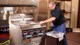 Henny Penny Evolution Elite Open Fryer Express Filter  Manual Pull [upl. by Haakon]