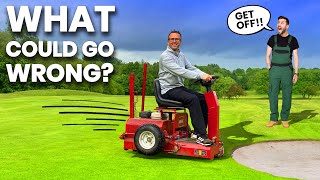 CRAZY MACHINE GREENKEEPERS USE BUT WHAT IS IT [upl. by Gee]