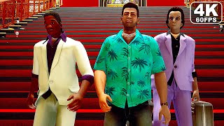 GTA VICE CITY REMASTERED All Cutscenes Full Movie 4K 60FPS [upl. by Emlin]