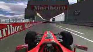 Monaco lap in rFactor  F1 Ferrari [upl. by Jerald]