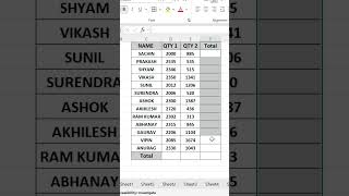 MS Excel  Use SUM Formula in advance ways  tips and tricks  excel [upl. by Merilyn]